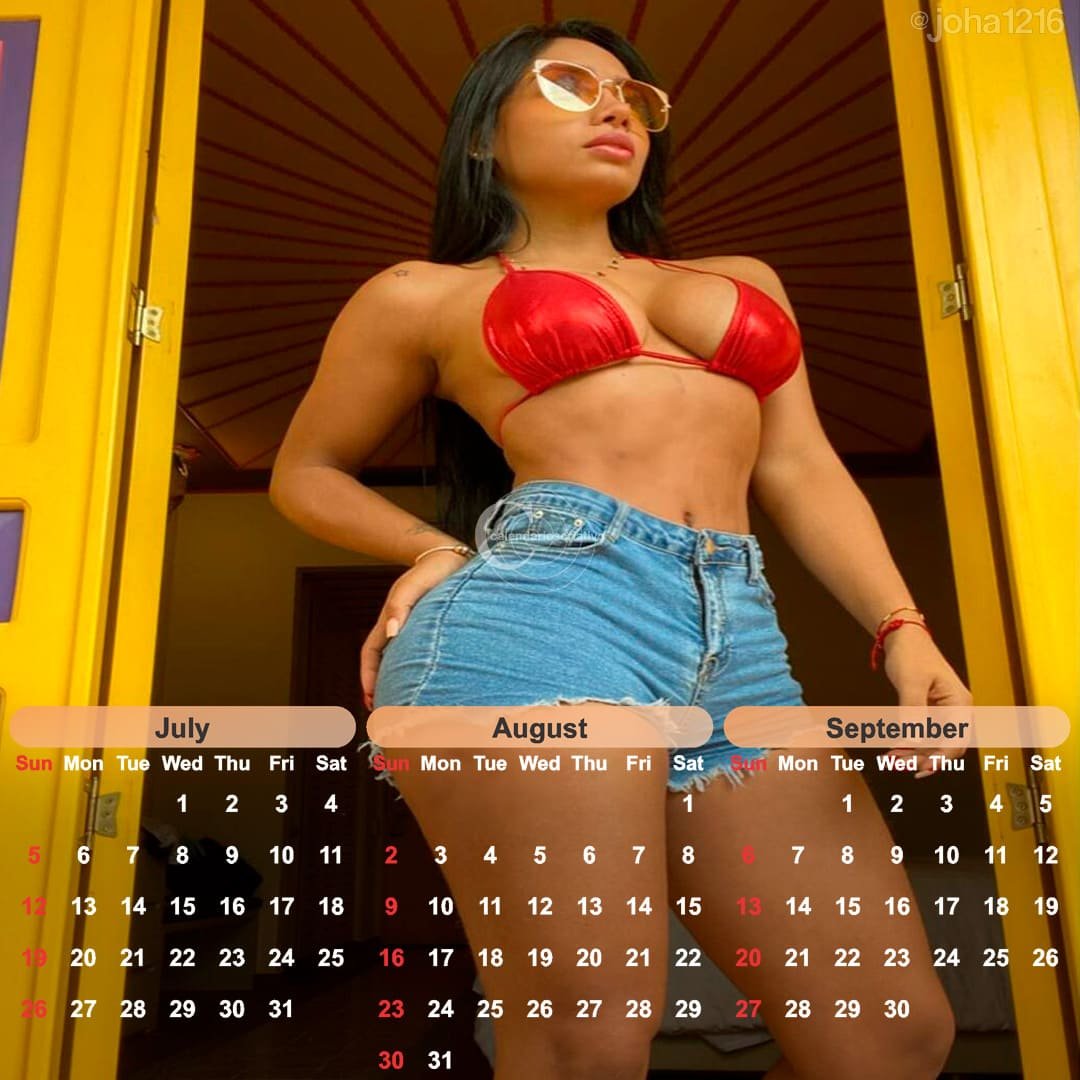 calendário 2026 modelo johana rosales