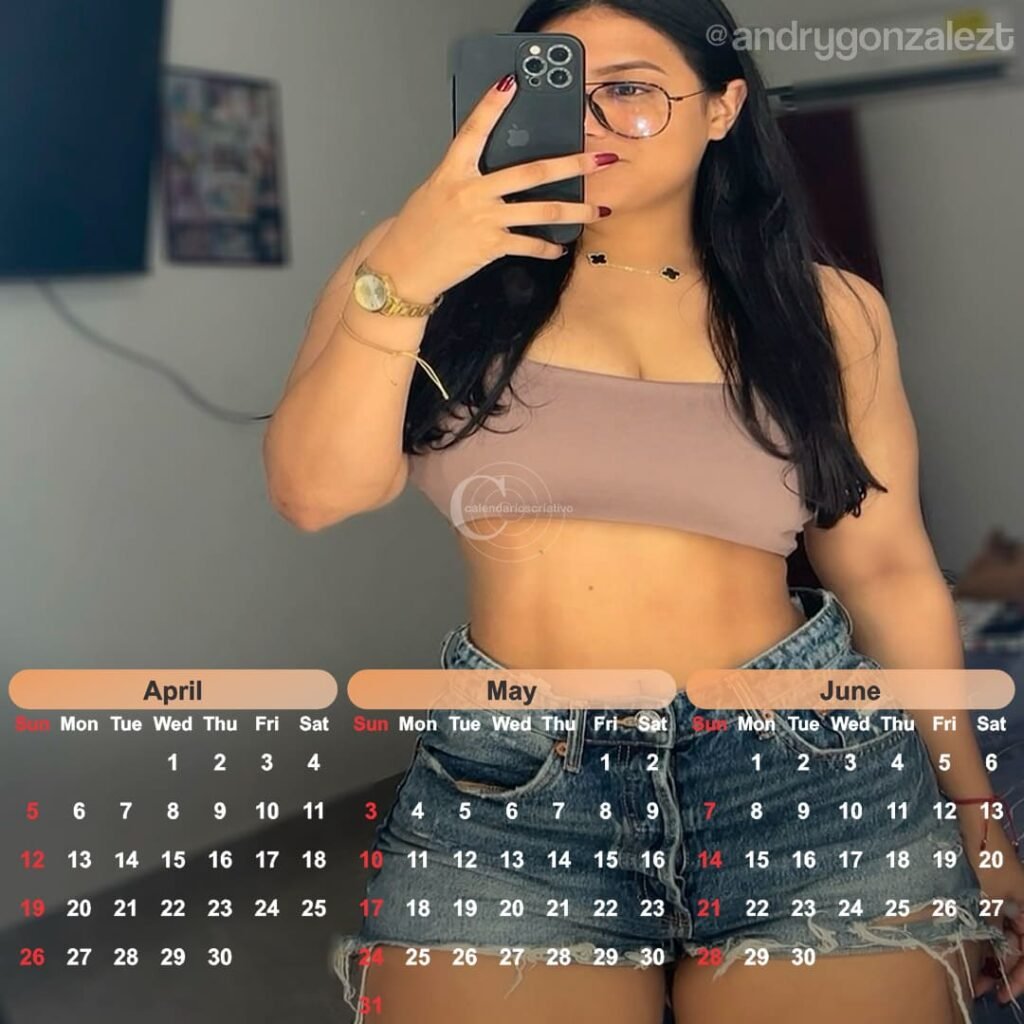 calendário modelo Andry 2026, mes de abril
