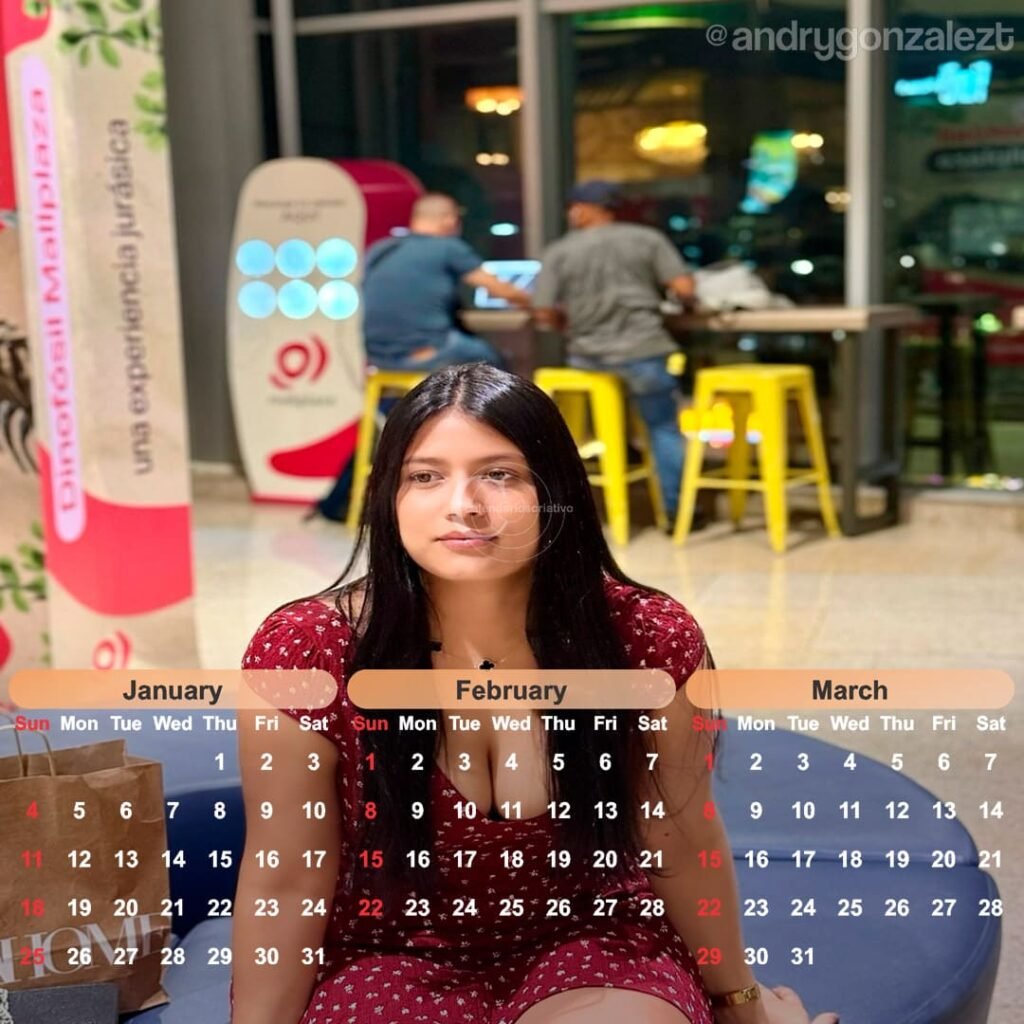 calendário modelo Andry 2026,lazer barzinho