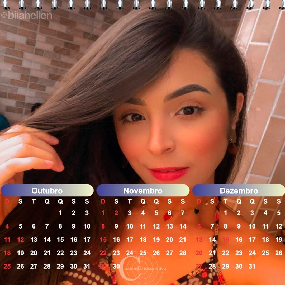calendário 2025 modelo biiahellen