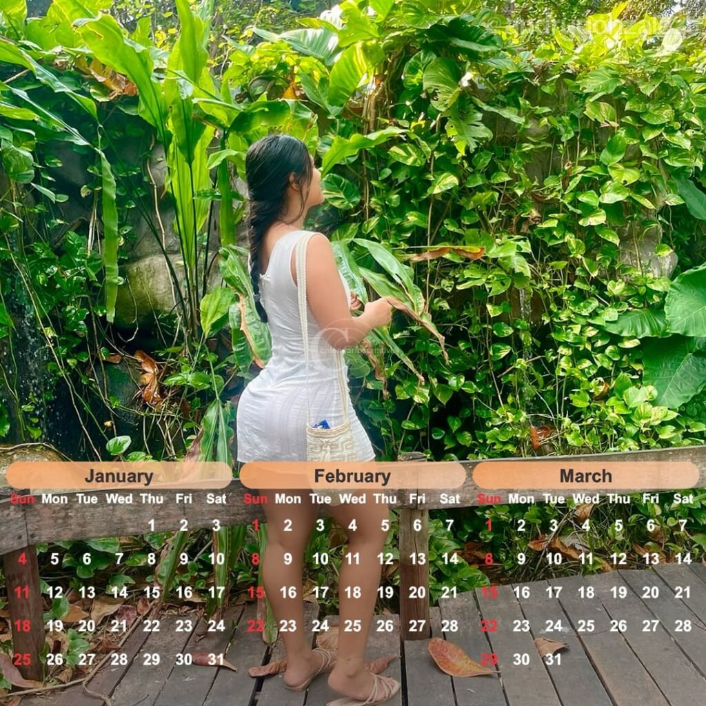 calendário modelo Andry 2026,paisagem