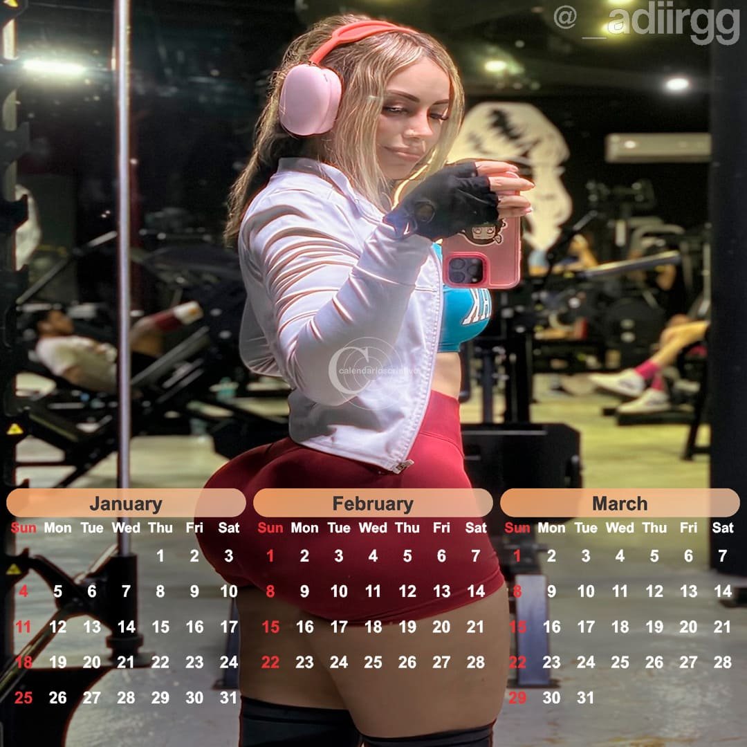 modelo Adrianna Rangel para calendário,shortinho colado
