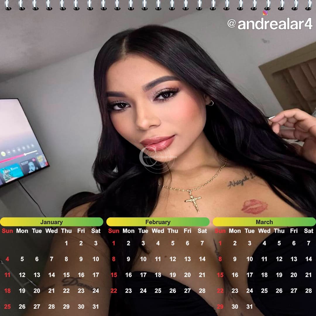 Andrea Lara - Design de Calendário Exclusivo 2026