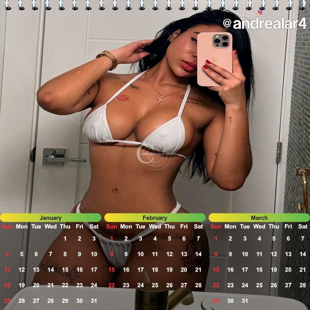 Projeto CalendáriosCriativo - Modelo Andrea Lara