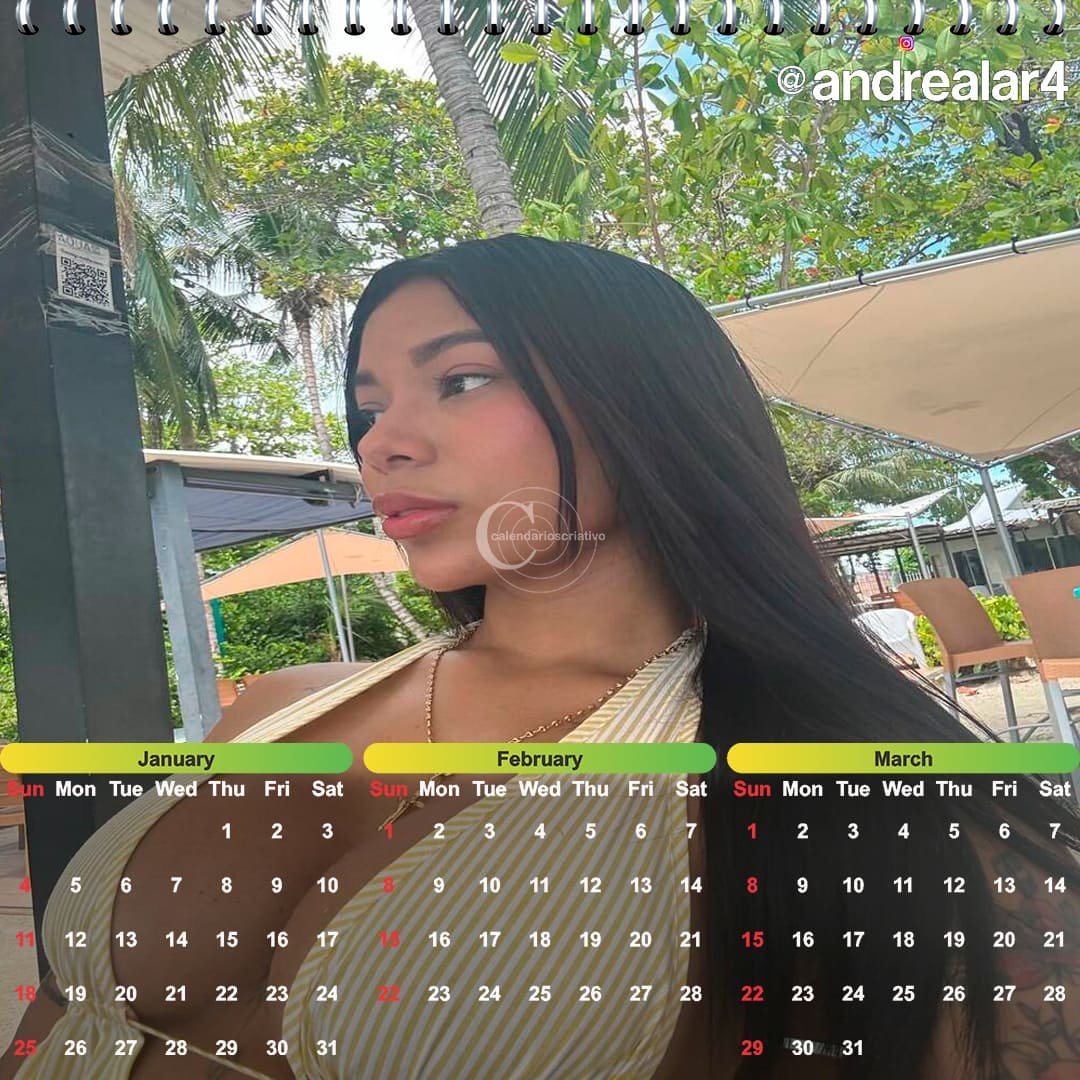 Andrea Lara - Vitrine Artística Calendários 2026